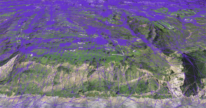 3D Golf Course LiDAR GPS Torrey Pines US Open 2008